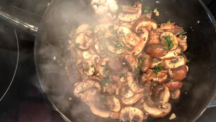 Healthy Garlic Mushrooms