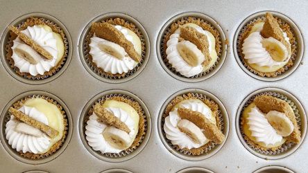 Mini Banana Cream Pies