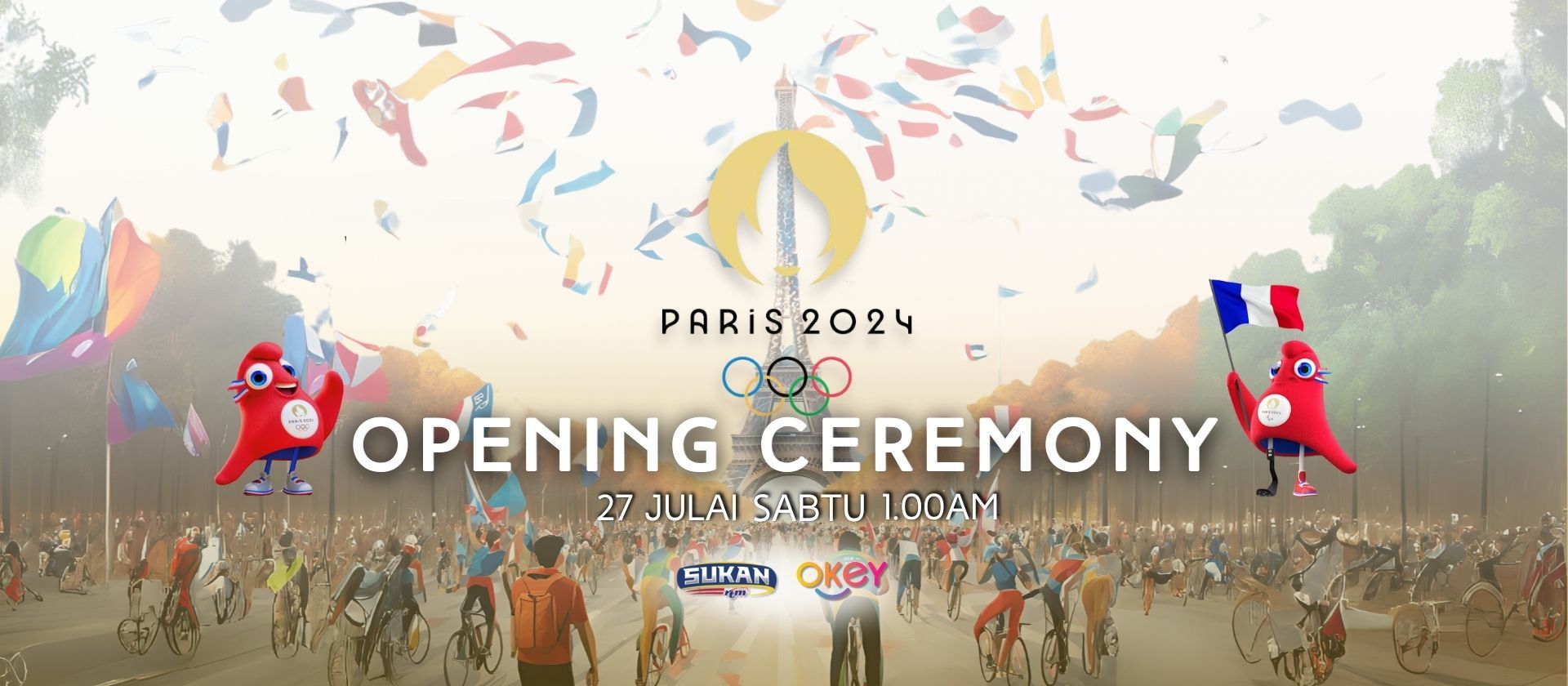 22/7/2024  RTM: Sukan Olimpik Paris 2024