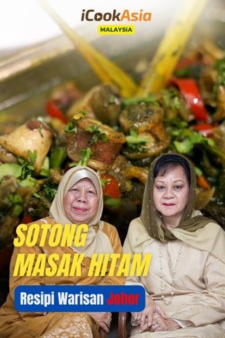 Sotong Masak Hitam Resepi Tradisional Johor