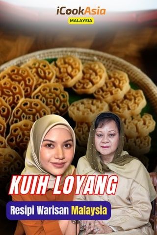 Cara Buat Kuih Loyang atau Kuih Ros Bersama Lisa Surihani