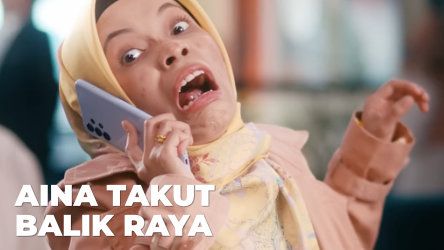Aina Takut Balik Raya