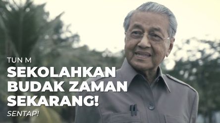 Tun M Sekolahkan Budak Zaman Sekarang! Sentap!