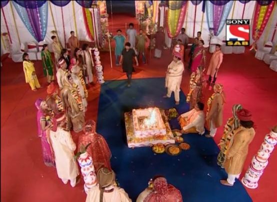 Birju interrupts the marriage