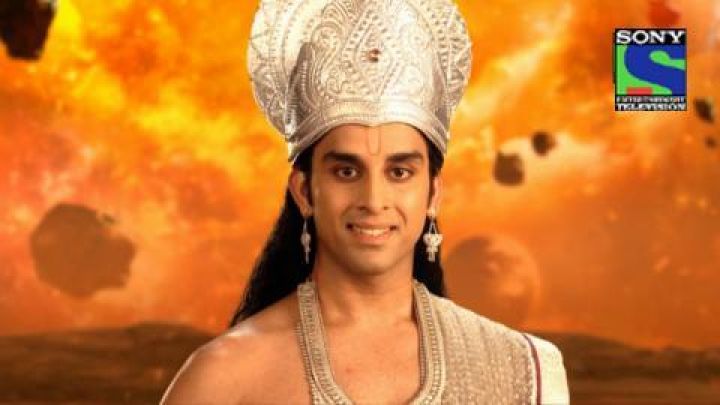 Hanuman consoles Shanidev