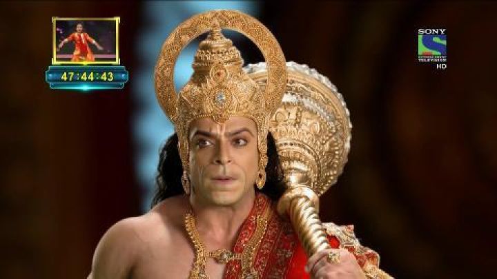 Hanuman Faces Kumbhakarna