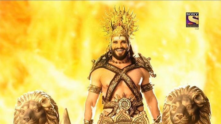 Goddess Taradevi Attacks Ravana