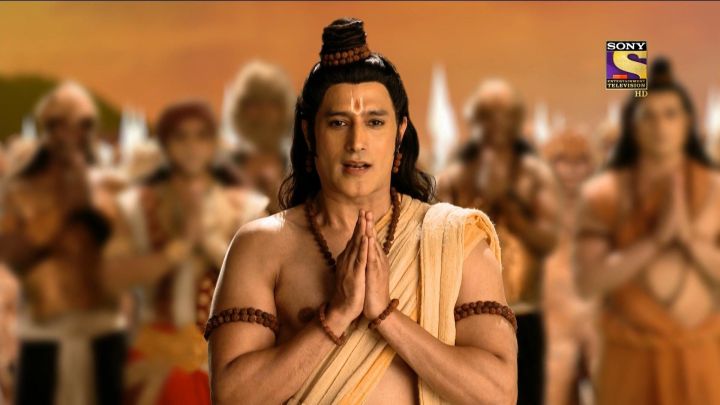 Hanuman Dives Into Ravana's Shield