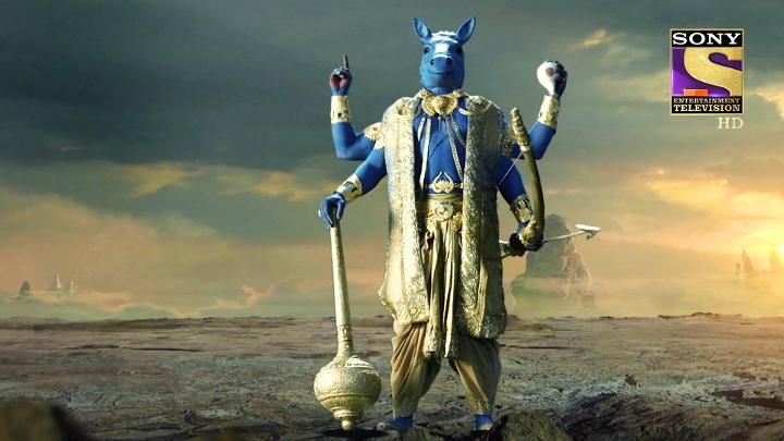 Lord Vishnu Face Off With Hayagriv