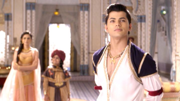 Aladdin In Baghdad Court