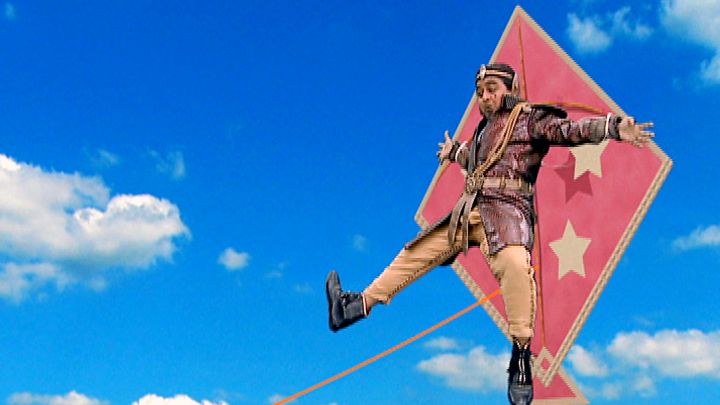 Tauba Tauba Get's Tied To A Kite