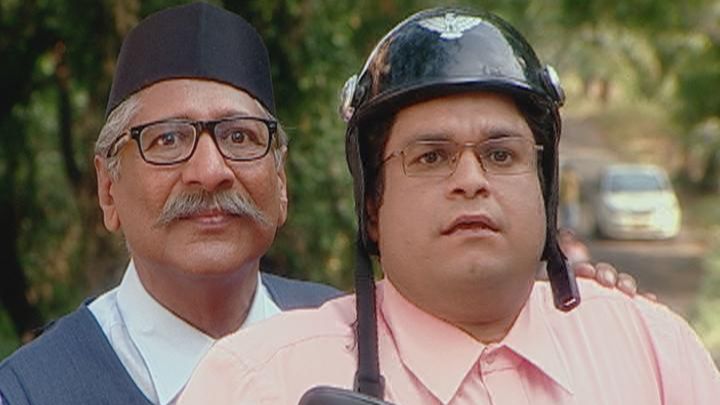 Getting Babu Ji On The Scooter