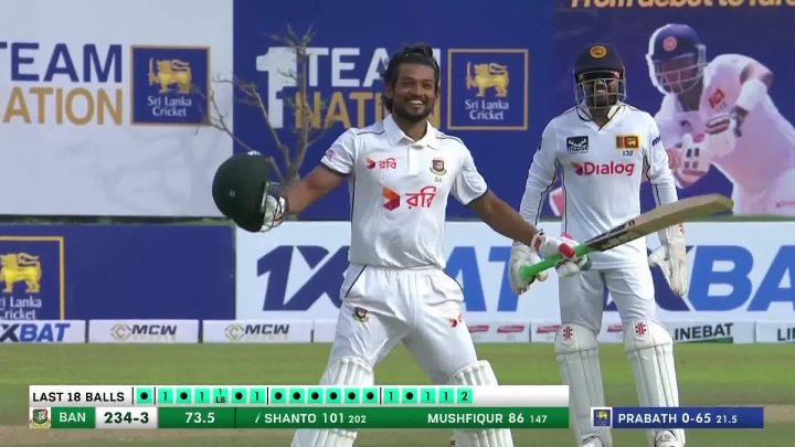 Hundred! Shanto Showcases His Class With A Glorious Century