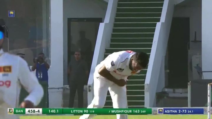 Wicket! Fernando's Decisive Delivery Ends Rahim's Marvelous Innings