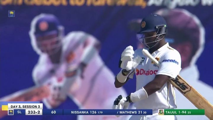 Four! Mathews Begins Session With Confident Boundary