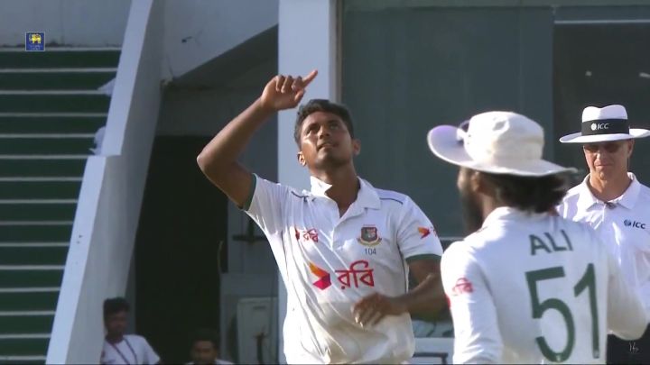Wicket! Mahmud Strikes With The New Ball To End Nissanka's Epic Knock