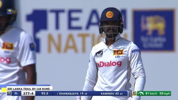 Wicket! Litton Reacts Swiftly To Catch Dhananjaya Behind The Stumps