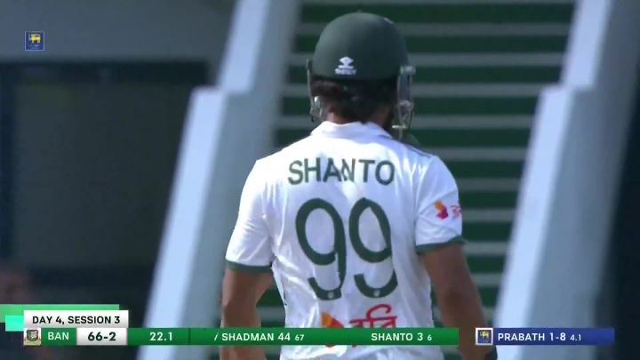 Four! Najmul Punches It Off The Back Foot For A Boundary