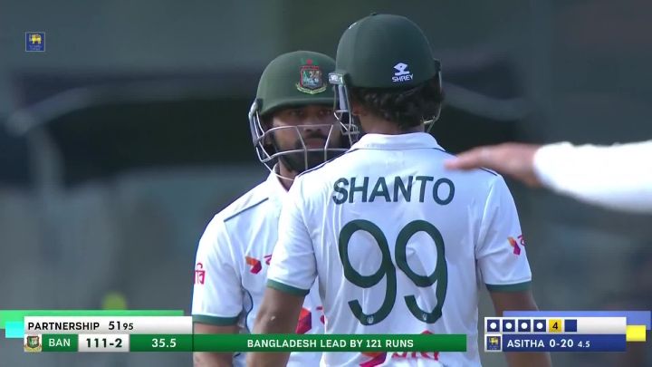 Four! Shadman Bludgeons It Straight Down The Ground For A Boundary