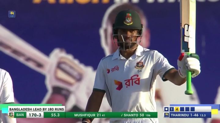 Fifty! Najmul Completes A Steady Knock With A Boundary