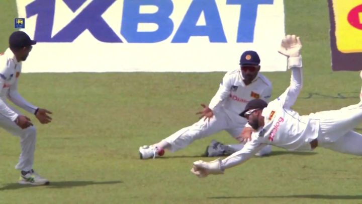 Dropped! Anamul Survives As Mendis Fails To Hold Onto It