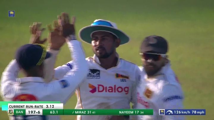 Wicket! Mehidy Nicks One Straight To Kamindu At Slip
