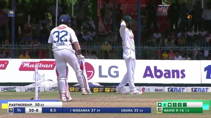 Fifty! Nissanka-Udara Put Up A Well Compiled Opening Partnership For Sri Lanka