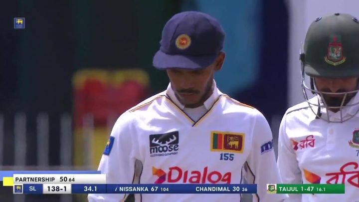 Fifty! Chandimal-Nissanka Build Up A Steady Partnership For Sri Lanka