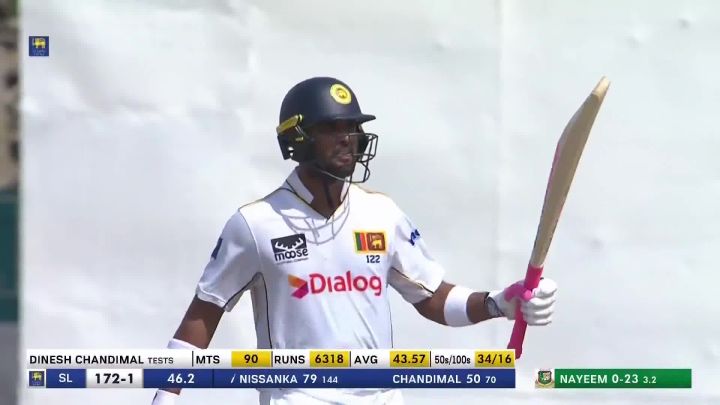 Fifty! Chandimal Brings Up A Well Anchored Half Century