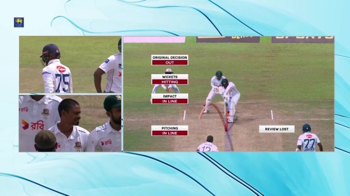 Wicket! Taijul Pins Dhananjaya With A Skidding Arm Ball