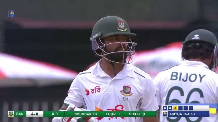 Four! Shadman Off The Mark With A Cracking Drive