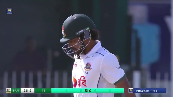 Six! Shanto Middles It Perfectly For A Maximum