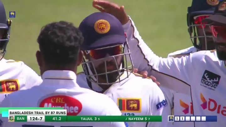 Wicket! Nayeem Falls Prey To Mendis' Quick Glove Work