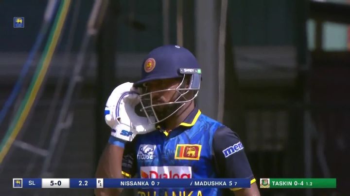 Four! Madushka Gets The First Boundary Of The Match