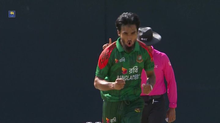 Wicket! Nissanka Nicks One Behind To Das, Tanzim Strikes