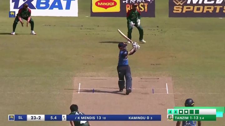 Big Over! Mendis Goes After Tanzim, Gets 14 Runs Off The Over