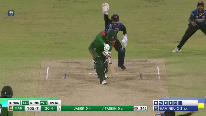 Wicket! Another One Bites The Dust As Taskin Departs