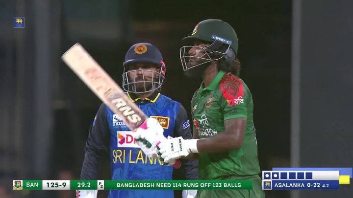 Six! Jaker Dances Down The Pitch And Sends It For A Maximum