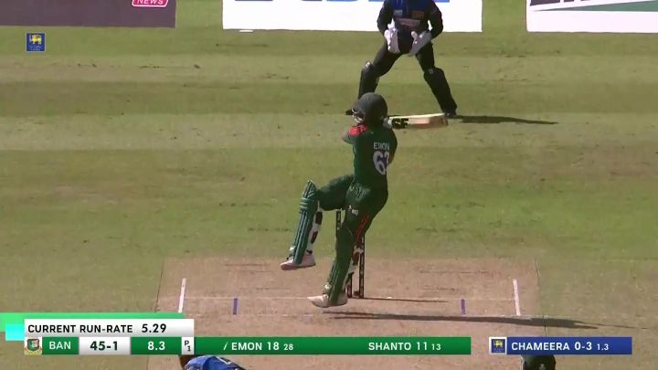 Six! Emon Pulls The Trigger Over Fine Leg