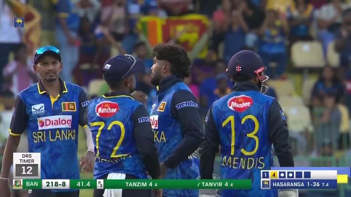 Wicket! Hasaranga Strikes With A Beauty To Remove Tanvir On The Turn