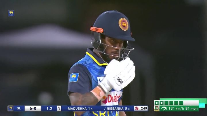 Four! Nissanka Begins The Chase With A Boundary