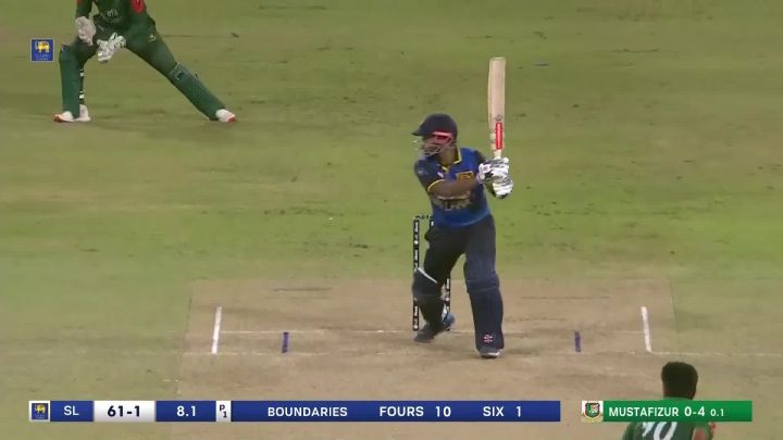 Big Over! Mendis Blazes Four Fours To Bring Up Fiery Fifty