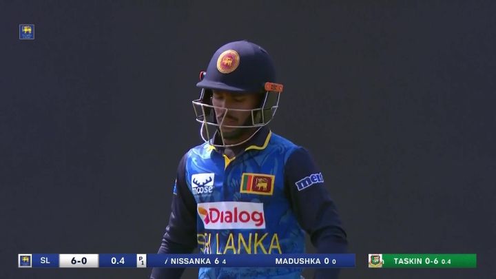 Four! Nissanka Gets Going With A Boundary