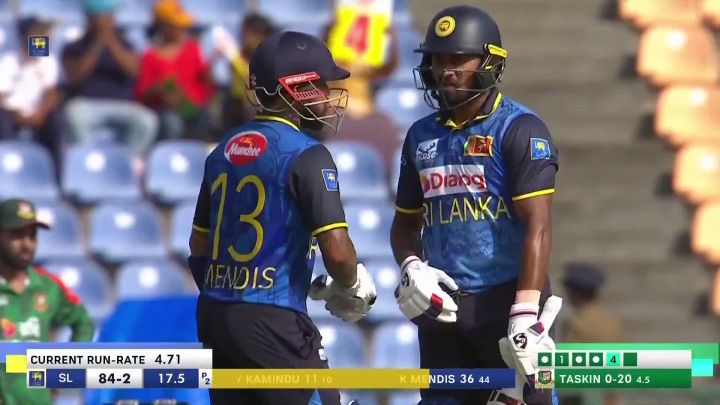 Four! Kamindu Cracks Taskin Behind Square