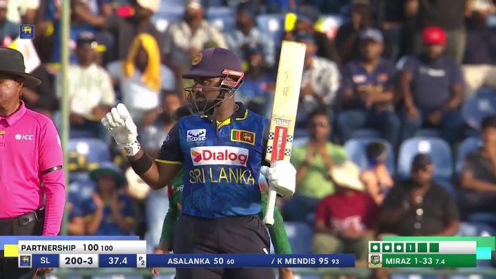 Fifty! Asalanka Stacks Up More Runs For Sri Lanka