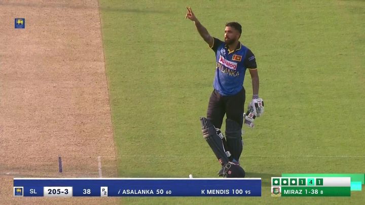 Hundred! Mendis Comes Up With A Fantastic Century For Sri Lanka