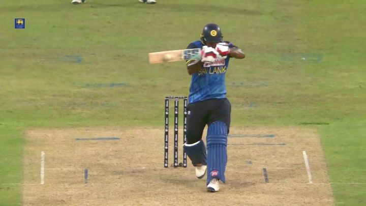 Four! Hasaranga Swats It Towards Deep Midwicket For A Boundary