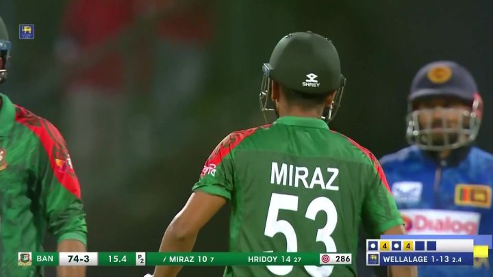 Four! Miraz Lifts The Pressure With Successive Boundaries