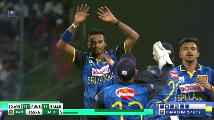 Wicket! Tanzim Nicks It Behind To Mendis, Chameera Claims His Third