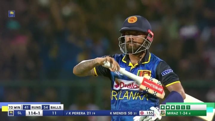 Fifty! Mendis Brings Up His Explosive 31-Balls Half Century